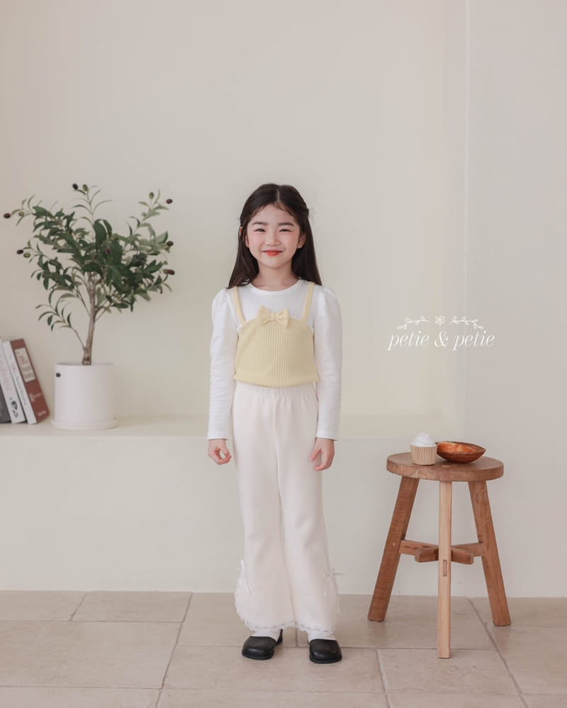 Petit & Petit - Korean Children Fashion - #Kfashion4kids - Ribbon Bustier Tee - 8
