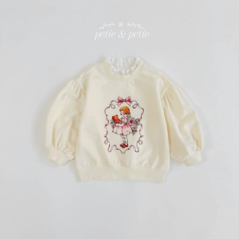 Petit & Petit - Korean Children Fashion - #Kfashion4kids - Lace Girl Sweatshirt - 6