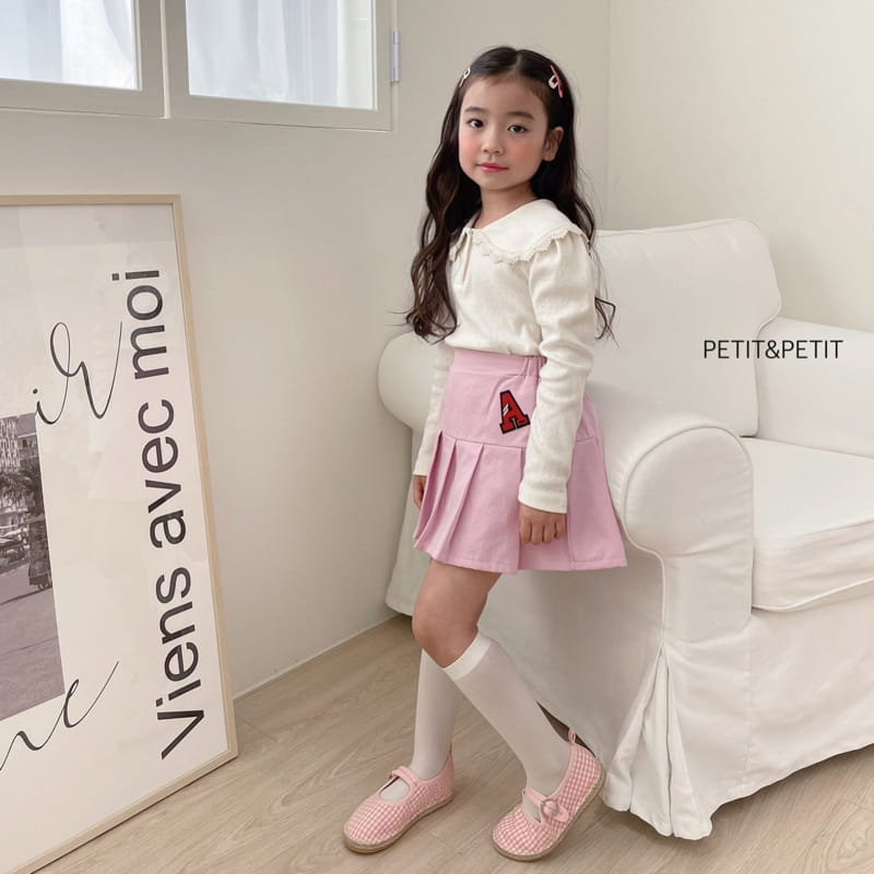 Petit & Petit - Korean Children Fashion - #childofig - Eyelet Blouse - 7