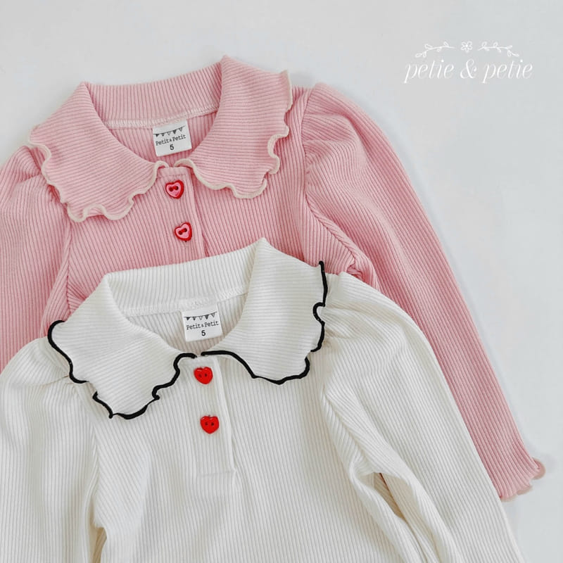 Petit & Petit - Korean Children Fashion - #childofig - Bane Collar Tee - 5