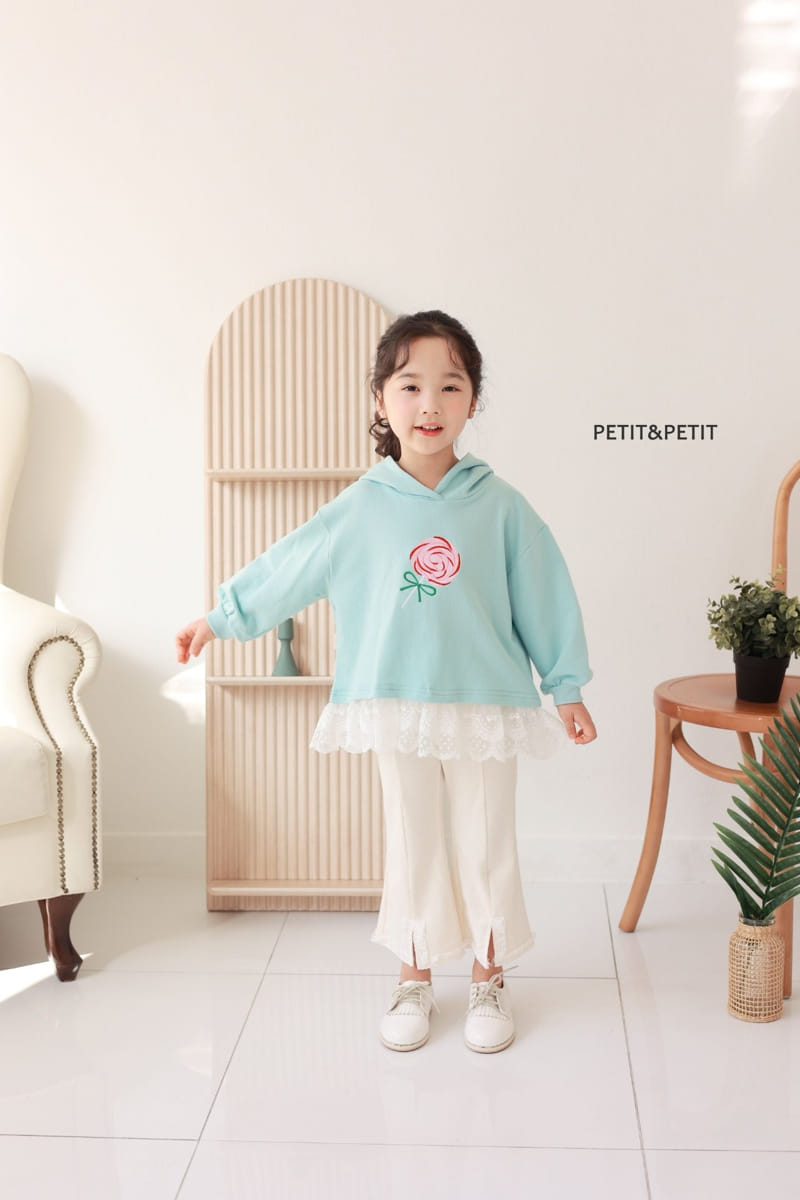 Petit & Petit - Korean Children Fashion - #designkidswear - Candy Lace Hoody Tee - 6