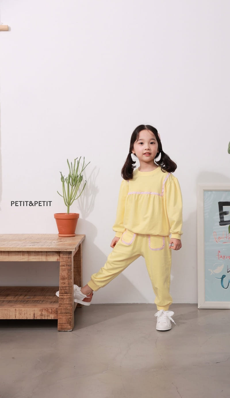 Petit & Petit - Korean Children Fashion - #designkidswear - Bom Bom Top Bottom Set - 11