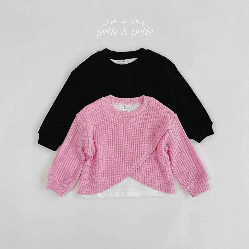 Petit & Petit - Korean Children Fashion - #designkidswear - Layered Sweatshirt