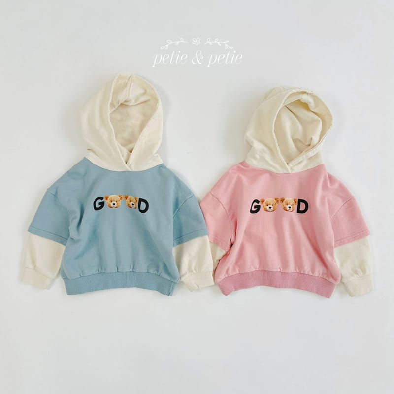 Petit & Petit - Korean Children Fashion - #designkidswear - Good Bear Hoody Tee