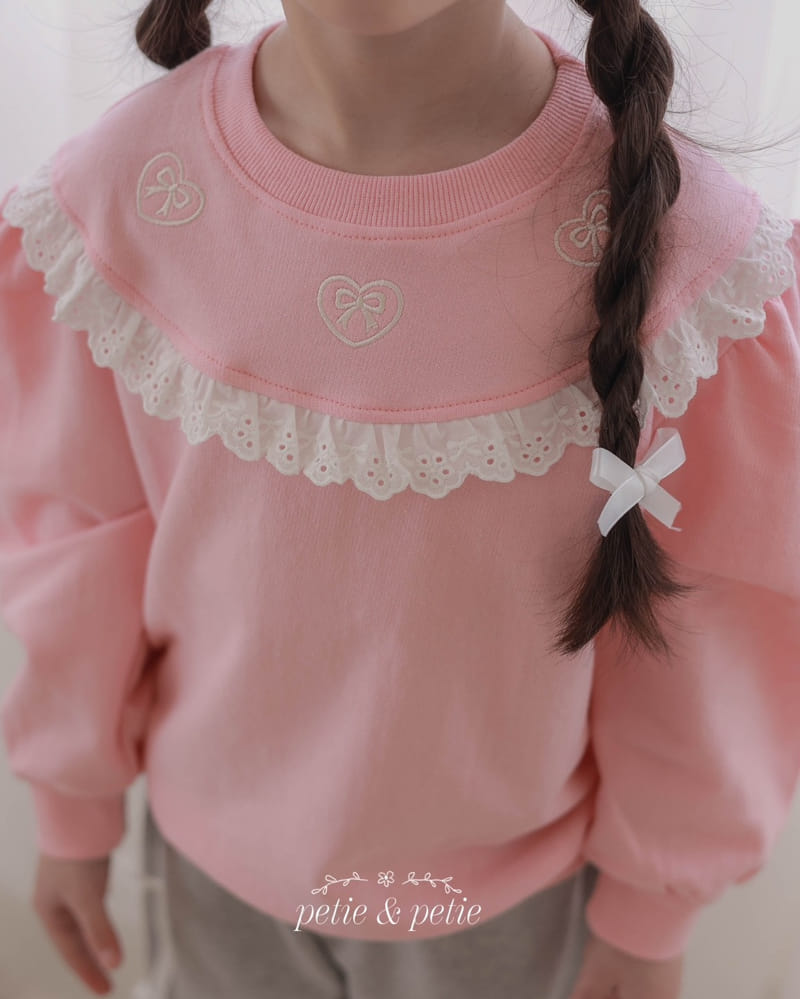 Petit & Petit - Korean Children Fashion - #discoveringself - Heart Embroidery Sweatshirt - 11