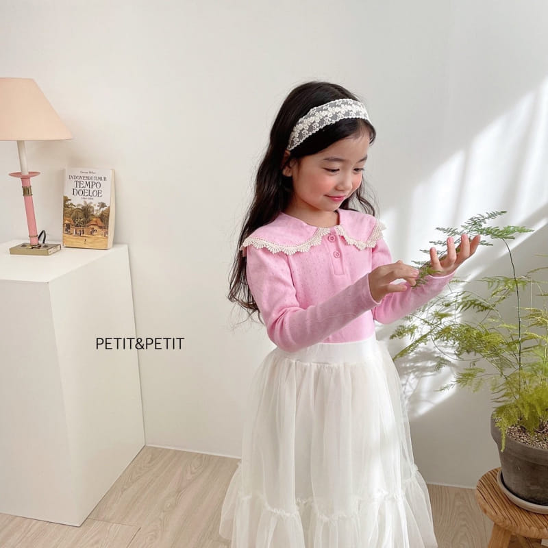 Petit & Petit - Korean Children Fashion - #discoveringself - Eyelet Blouse - 10