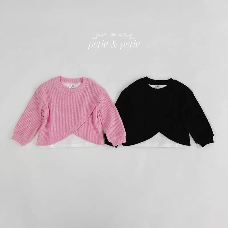 Petit & Petit - Korean Children Fashion - #discoveringself - Layered Sweatshirt - 2