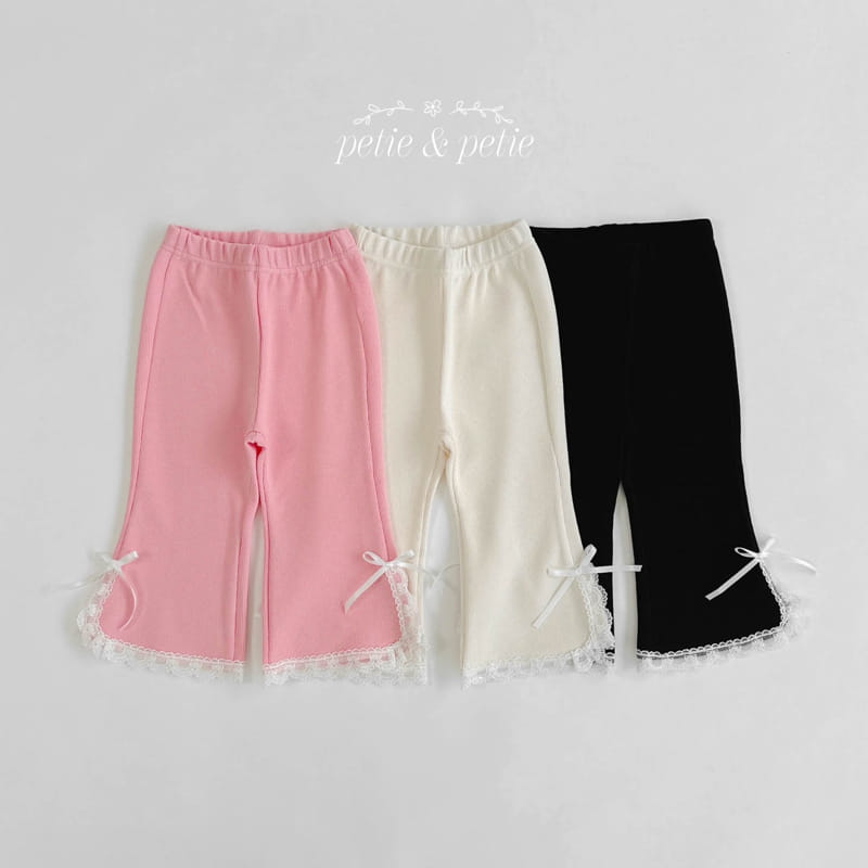 Petit & Petit - Korean Children Fashion - #discoveringself - Lace Wide Pants