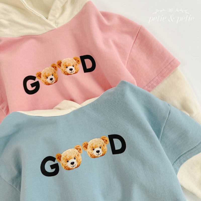 Petit & Petit - Korean Children Fashion - #fashionkids - Good Bear Hoody Tee - 3