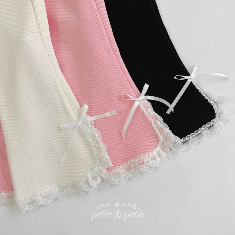 Petit & Petit - Korean Children Fashion - #fashionkids - Lace Wide Pants - 2
