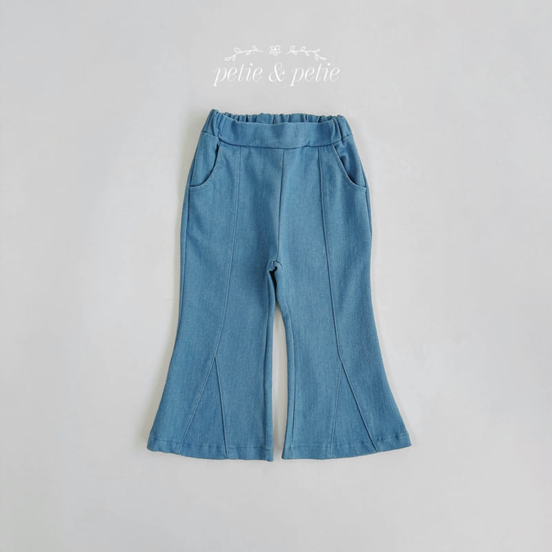 Petit & Petit - Korean Children Fashion - #fashionkids - Denim Boots Cut Pants