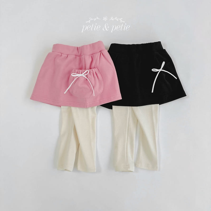 Petit & Petit - Korean Children Fashion - #fashionkids - Cargo Pocket Skirt Leggings - 4