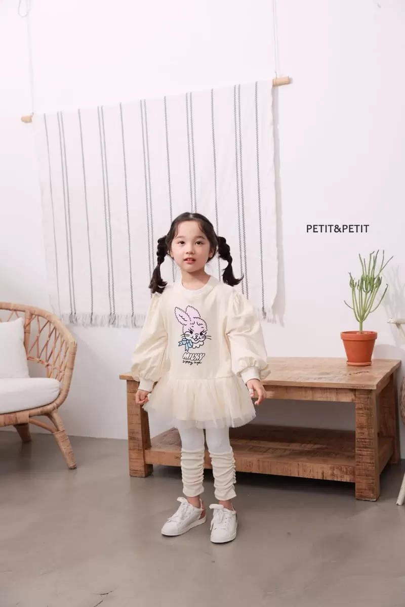 Petit & Petit - Korean Children Fashion - #kidsshorts - Bunny Sha Long Tee - 9