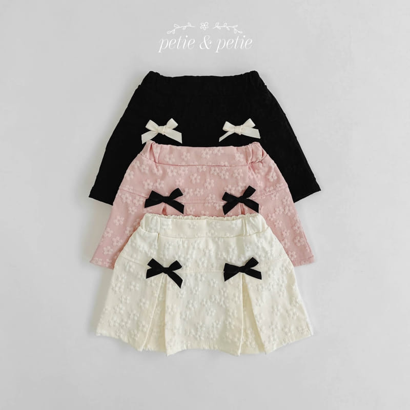 Petit & Petit - Korean Children Fashion - #kidsshorts - Sugar Ribbon Skirt