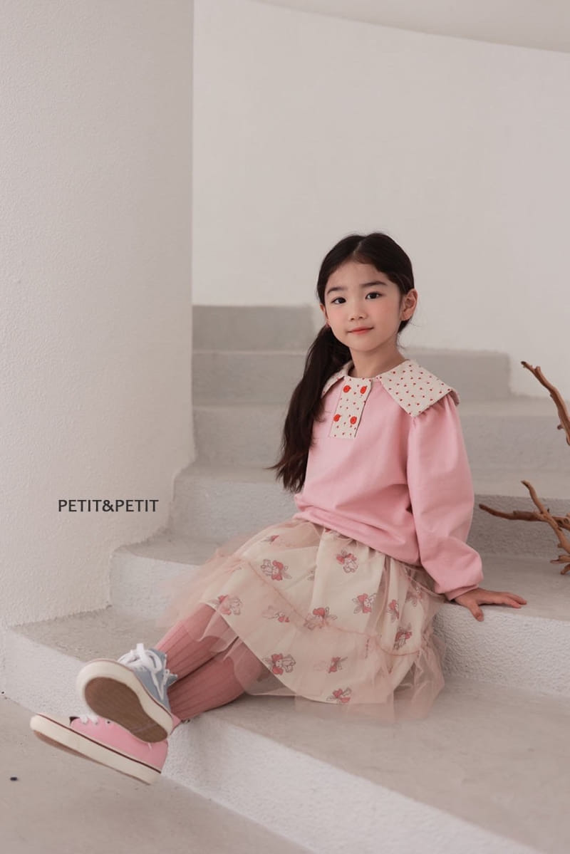 Petit & Petit - Korean Children Fashion - #kidsstore - Tulip Collar Tee - 11