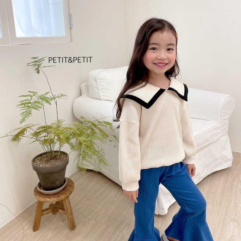 Petit & Petit - Korean Children Fashion - #kidsstore - Waffle Sailor Tee - 7