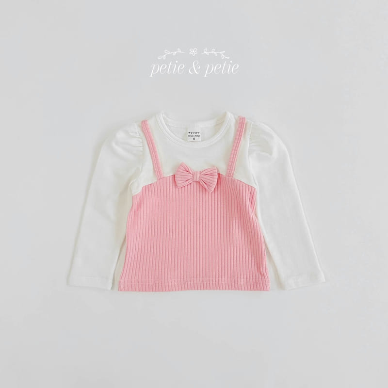 Petit & Petit - Korean Children Fashion - #kidsstore - Ribbon Bustier Tee - 6