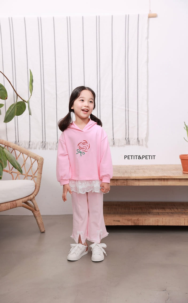 Petit & Petit - Korean Children Fashion - #kidzfashiontrend - Candy Lace Hoody Tee - 11
