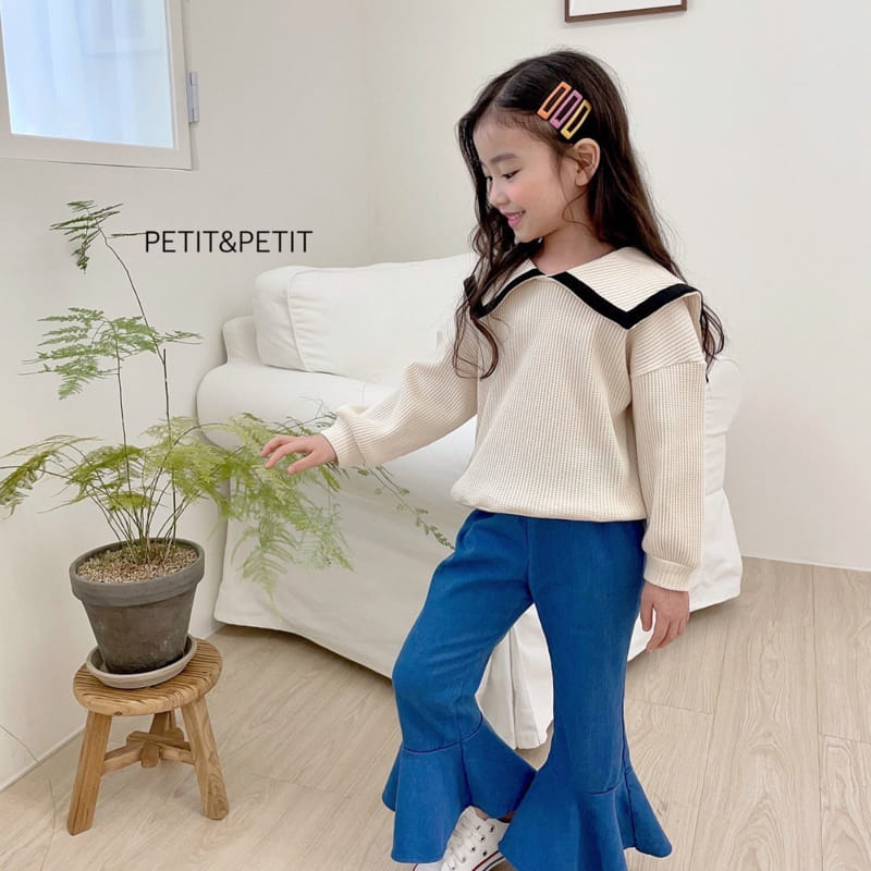Petit & Petit - Korean Children Fashion - #kidzfashiontrend - Waffle Sailor Tee - 8