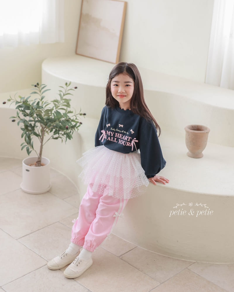Petit & Petit - Korean Children Fashion - #kidzfashiontrend - My Heart Ribbon Sweatshirt - 9