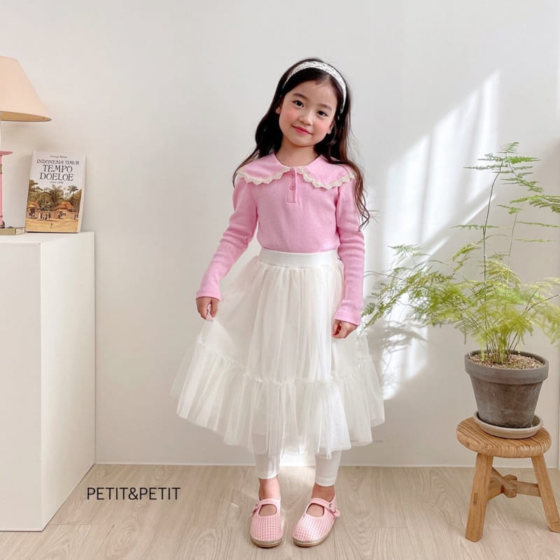 Petit & Petit - Korean Children Fashion - #kidsstore - Sha Skirt Leggings - 4