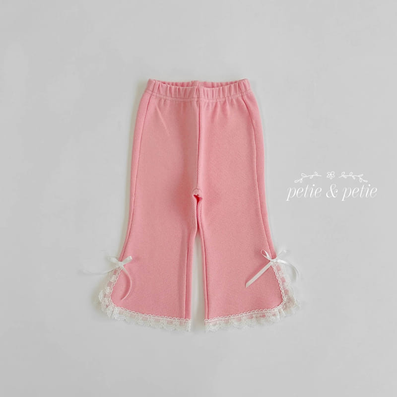 Petit & Petit - Korean Children Fashion - #kidzfashiontrend - Lace Wide Pants - 5