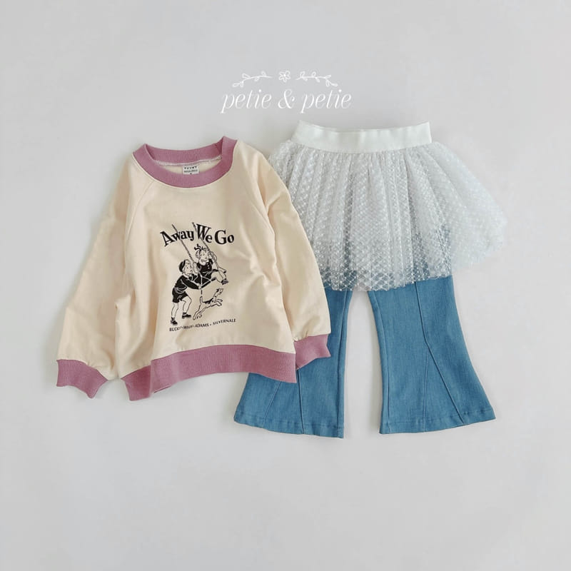 Petit & Petit - Korean Children Fashion - #kidsstore - Denim Boots Cut Pants - 4