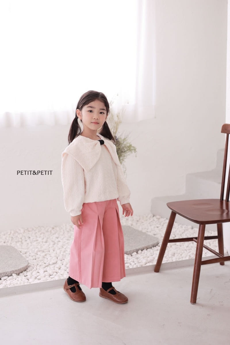 Petit & Petit - Korean Children Fashion - #littlefashionista - Ribbon Jacquard Tee - 10