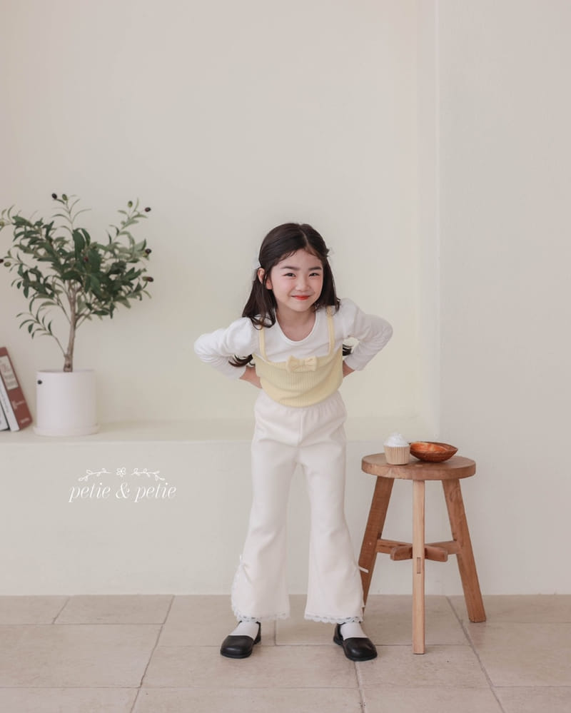 Petit & Petit - Korean Children Fashion - #littlefashionista - Ribbon Bustier Tee - 9