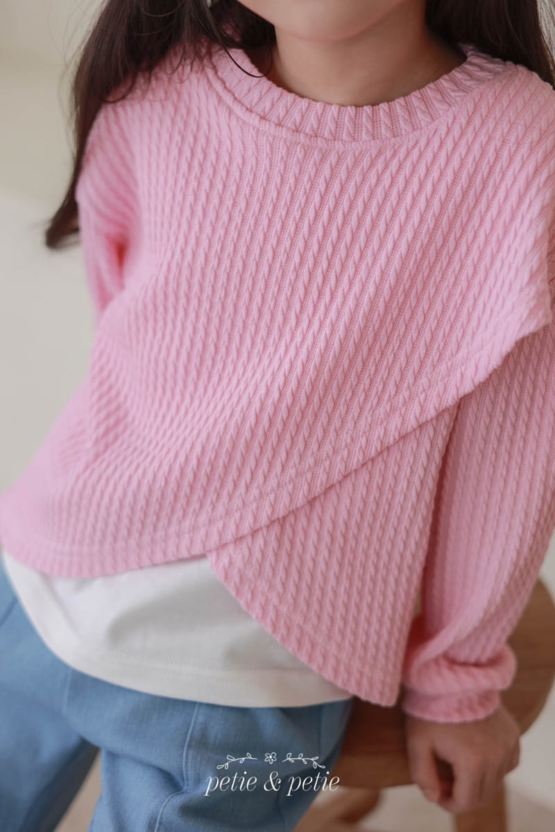 Petit & Petit - Korean Children Fashion - #littlefashionista - Layered Sweatshirt - 8