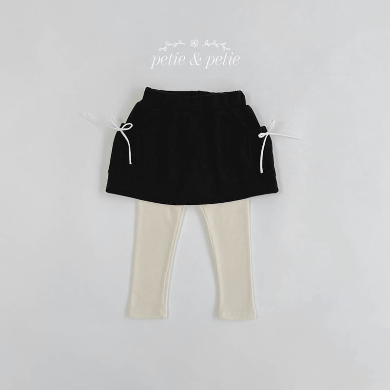 Petit & Petit - Korean Children Fashion - #magicofchildhood - Cargo Pocket Skirt Leggings - 9
