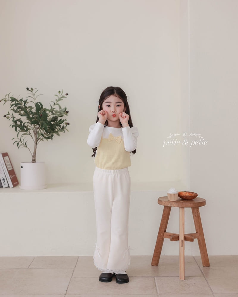 Petit & Petit - Korean Children Fashion - #magicofchildhood - Ribbon Bustier Tee - 10
