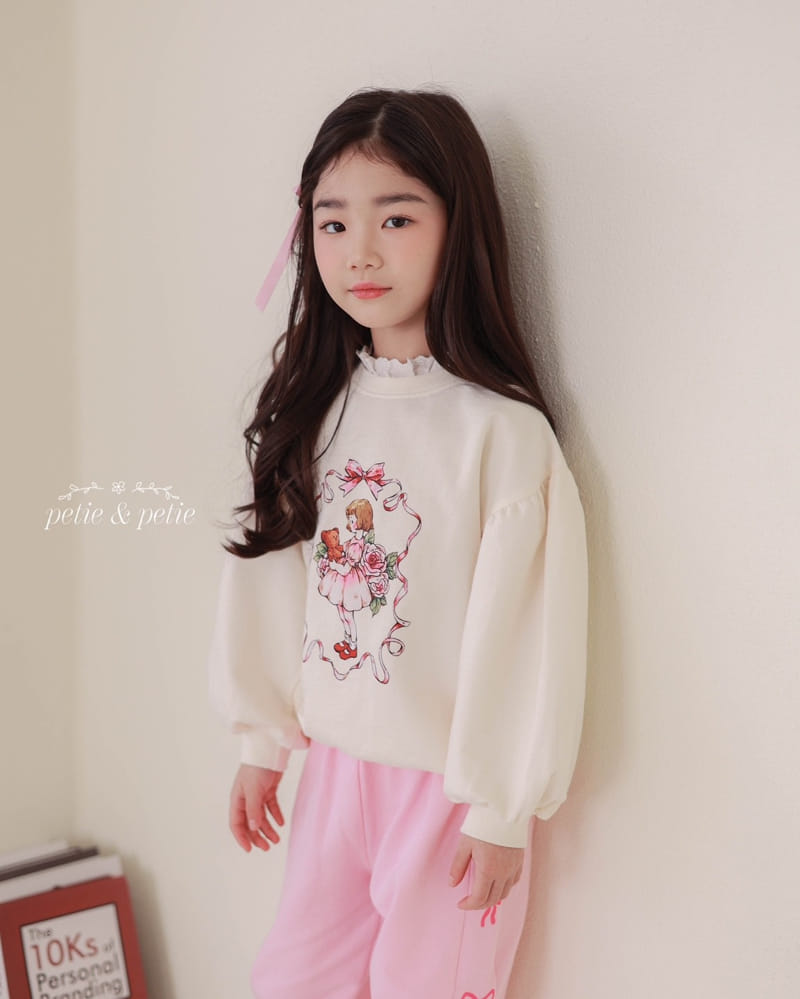Petit & Petit - Korean Children Fashion - #magicofchildhood - Lace Girl Sweatshirt - 8