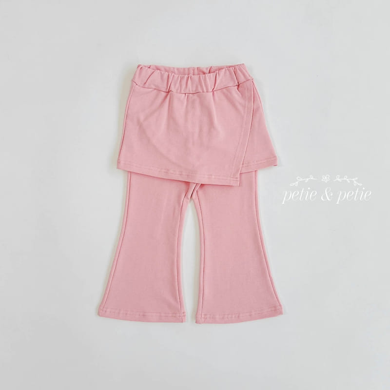 Petit & Petit - Korean Children Fashion - #littlefashionista - Wrap Skirt Leggings - 4