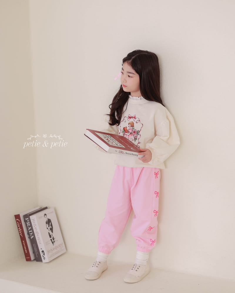 Petit & Petit - Korean Children Fashion - #prettylittlegirls - Kitsch Ribbon Jooger Pants - 7
