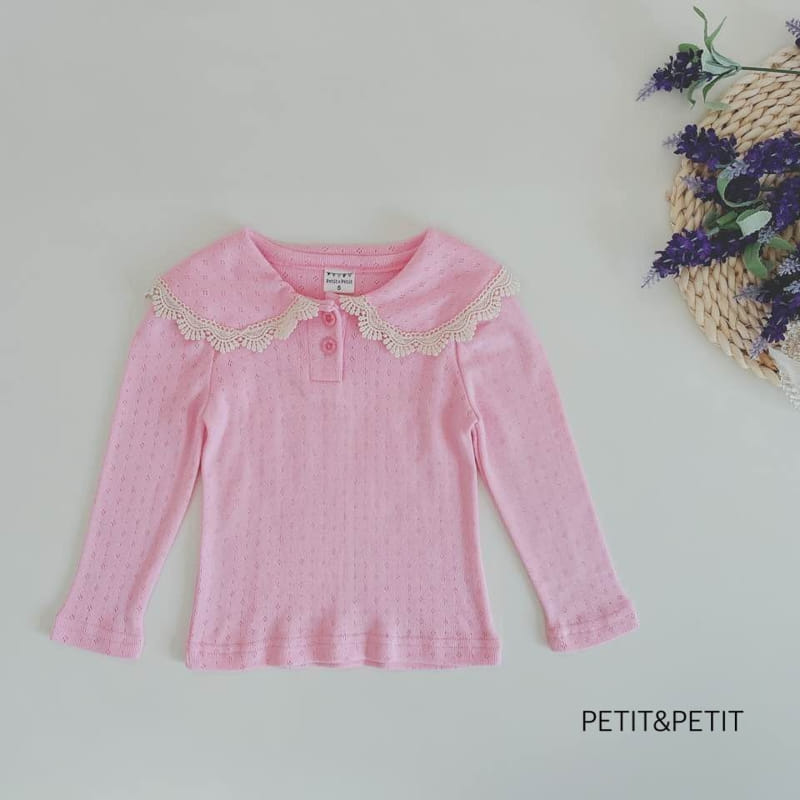 Petit & Petit - Korean Children Fashion - #prettylittlegirls - Eyelet Blouse - 3