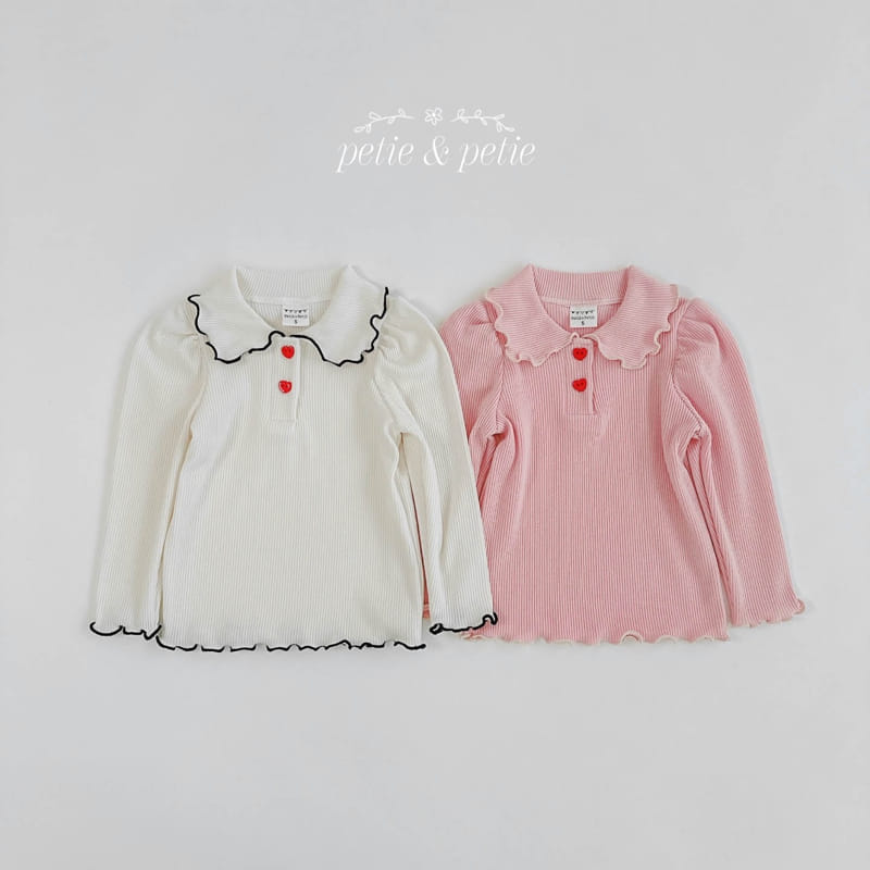 Petit & Petit - Korean Children Fashion - #prettylittlegirls - Bane Collar Tee