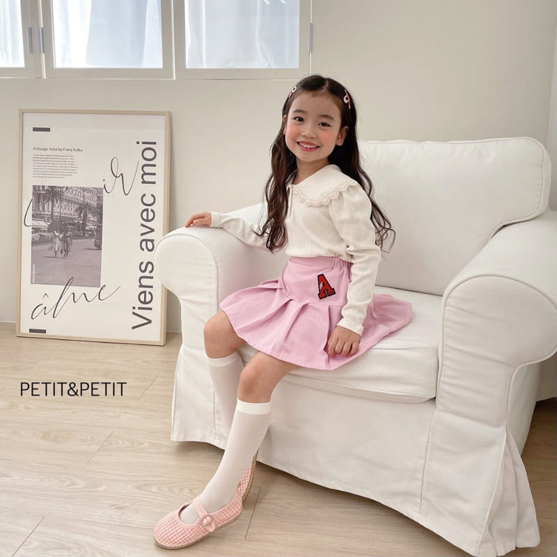 Petit & Petit - Korean Children Fashion - #stylishchildhood - Eyelet Blouse - 6