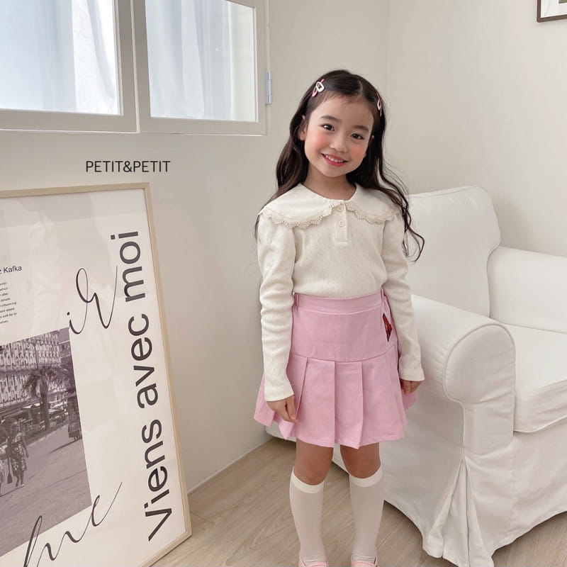 Petit & Petit - Korean Children Fashion - #prettylittlegirls - Eyelet Blouse - 4