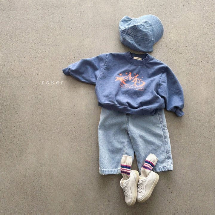 Raker - Korean Children Fashion - #childofig - M Semi Wide Pants - 5
