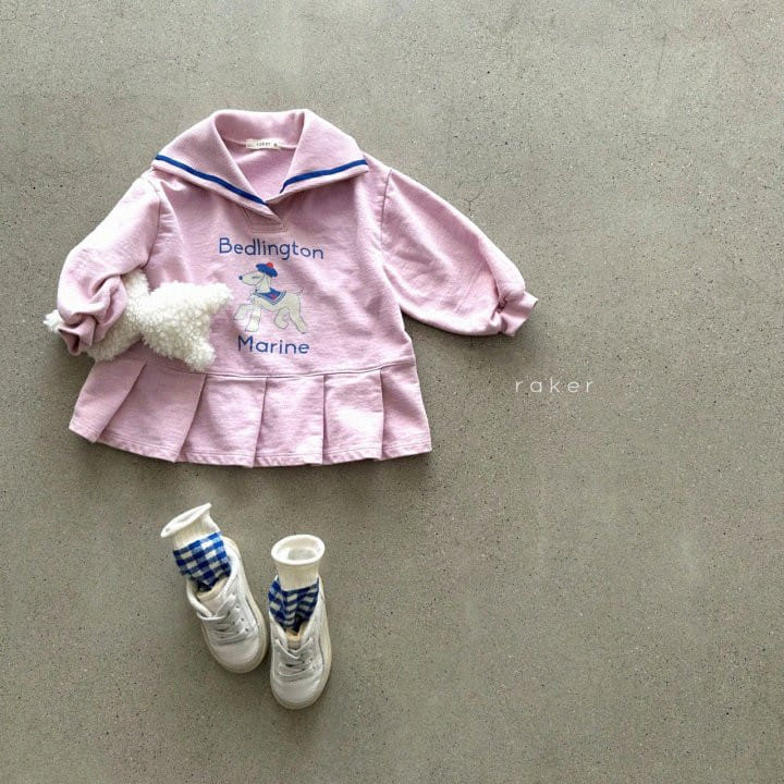 Raker - Korean Children Fashion - #kidzfashiontrend - Sailor Pleats One-Piece - 7