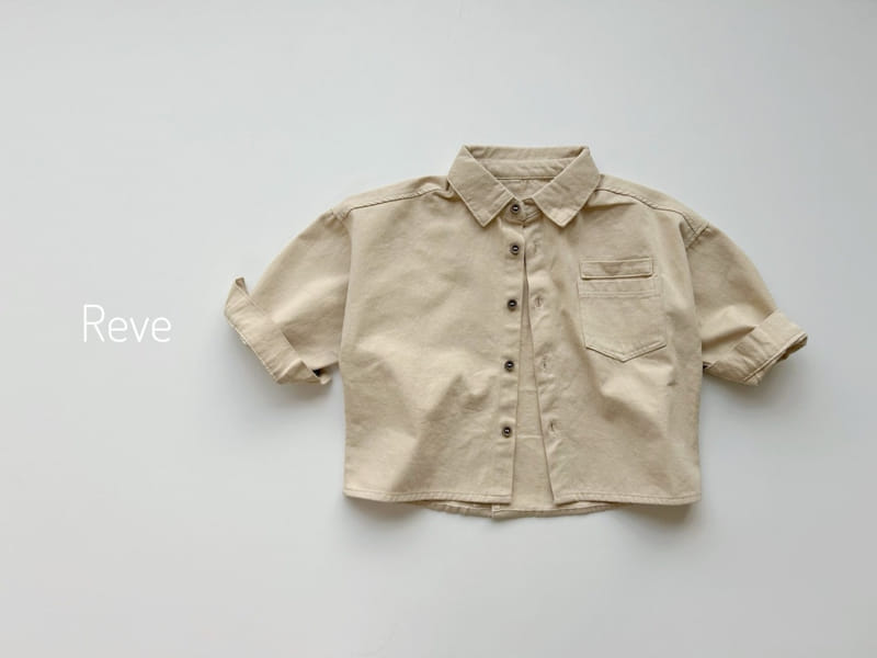 Reve - Korean Children Fashion - #prettylittlegirls - Back Pocket Jacket Shirt - 2