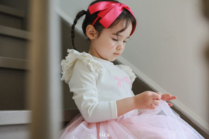 Rica - Korean Children Fashion - #childofig - Ribbon Tee - 3