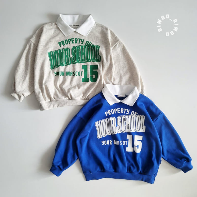 Riwoo Riwoo - Korean Children Fashion - #fashionkids - School Yocco Collar Sweatshirt