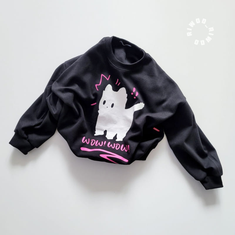 Riwoo Riwoo - Korean Children Fashion - #magicofchildhood - Cat Sweatshirt - 8