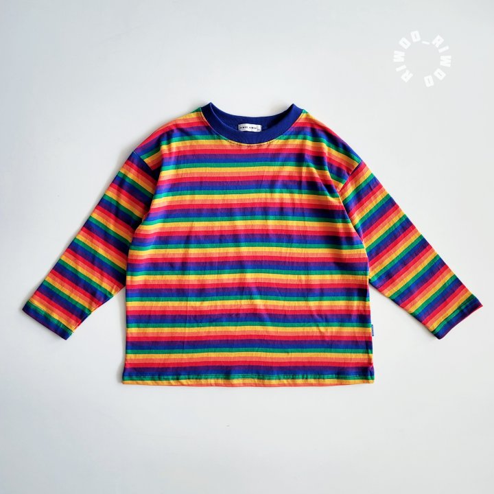 Riwoo Riwoo - Korean Children Fashion - #minifashionista - Rainbow Tee