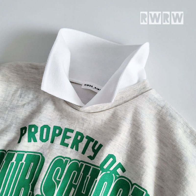 Riwoo Riwoo - Korean Children Fashion - #minifashionista - School Yocco Collar Sweatshirt - 8