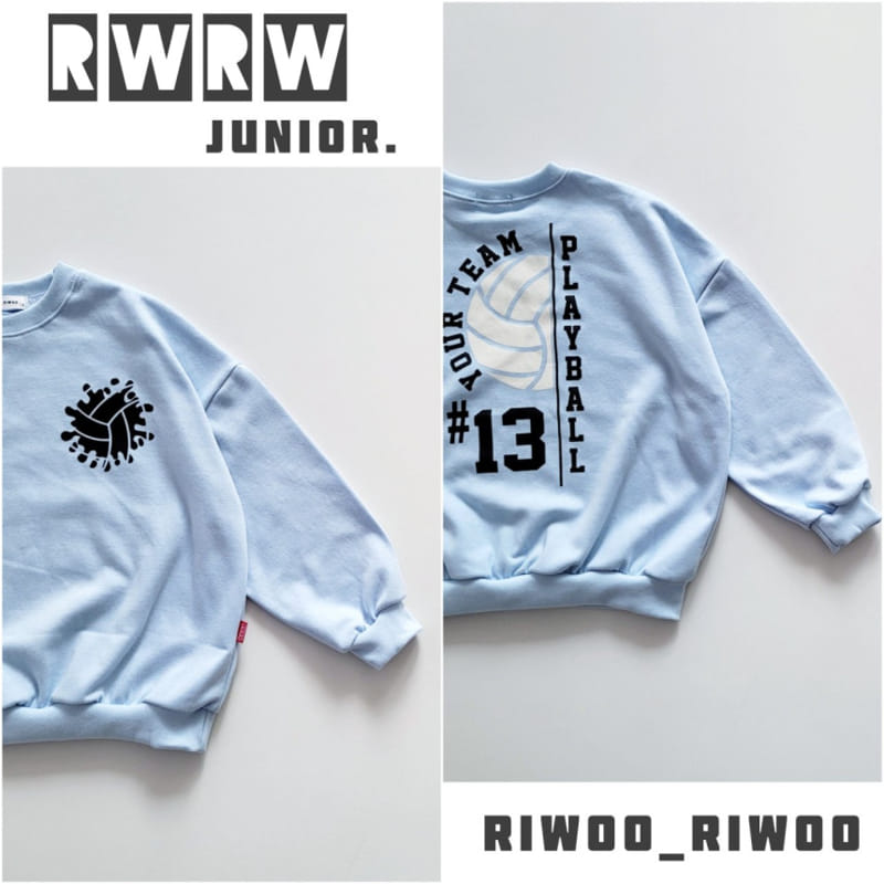 Riwoo Riwoo - Korean Children Fashion - #minifashionista - Volleyball Sweatshirt - 7