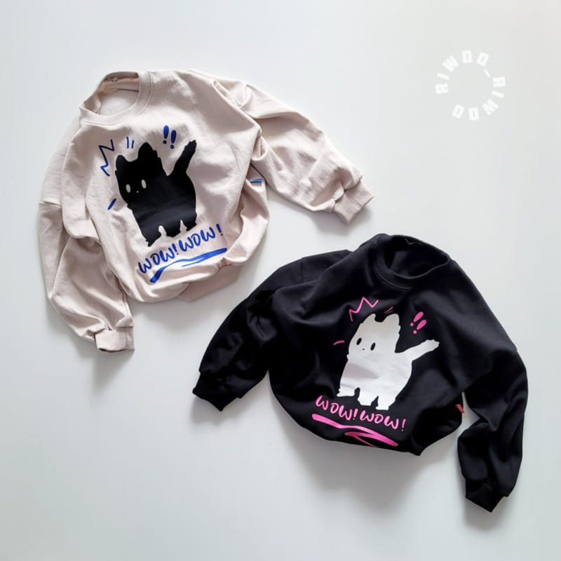 Riwoo Riwoo - Korean Children Fashion - #prettylittlegirls - Cat Sweatshirt - 10