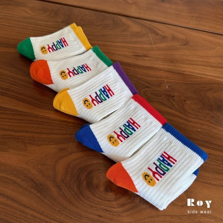 Roy - Korean Children Fashion - #discoveringself - Color Happy Socks